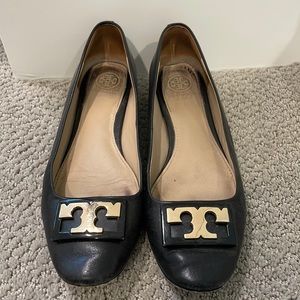 Black Tory Burch Flats Size 8.5